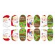Sticker pentru unghii nail art, Lila Rossa, 14 in 1, nr 160