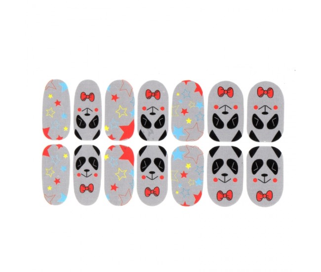 Sticker pentru unghii nail art, Lila Rossa, 14 in 1, nr 5