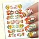 Sticker pentru unghii nail art, Lila Rossa, 14 in 1, nr 163