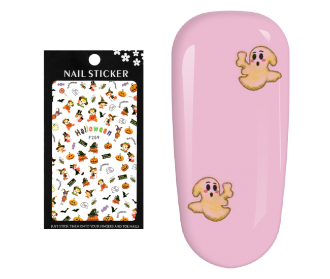 Stickere pentru decor unghii Lila Rossa, Halloween, f259