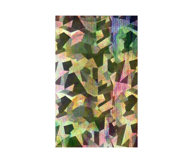 Folie decor unghii, Lila Rossa, cu adeziv, holografica, 048