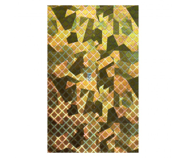 Folie decor unghii, Lila Rossa, cu adeziv, holografica, 130
