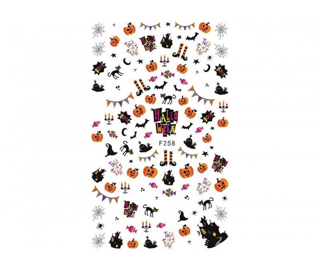 Stickere pentru decor unghii Lila Rossa, pentru Halloween, f258