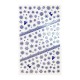 Stickere pentru decor unghii Lila Rossa, Craciun, Revelion, pentru iarna, f284-blue