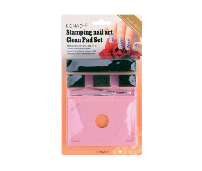 Suport pentru matrita si curatare, Konad, clean pad   holder kit