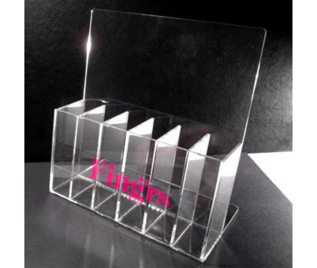 Suport pile unghii cu 6 compartimente, Fing'rs, Made in Korea