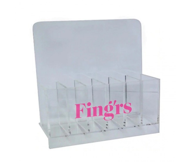 Suport pile unghii cu 6 compartimente, Fing'rs, Made in Korea