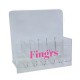 Suport pile unghii cu 6 compartimente, Fing'rs, Made in Korea