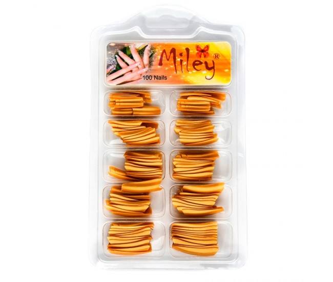 Tipsuri colorate, 100 buc,  Gold