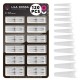 Tipsuri unghii false 100 buc, Lila Rossa, Natur, KG113