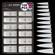 Tipsuri unghii false 100 buc, Lila Rossa, Natur, KG114