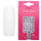 Tipsuri unghii false, nail kit, color press-on, 24 buc + lipici unghii false + pila unghii + betisor portocal