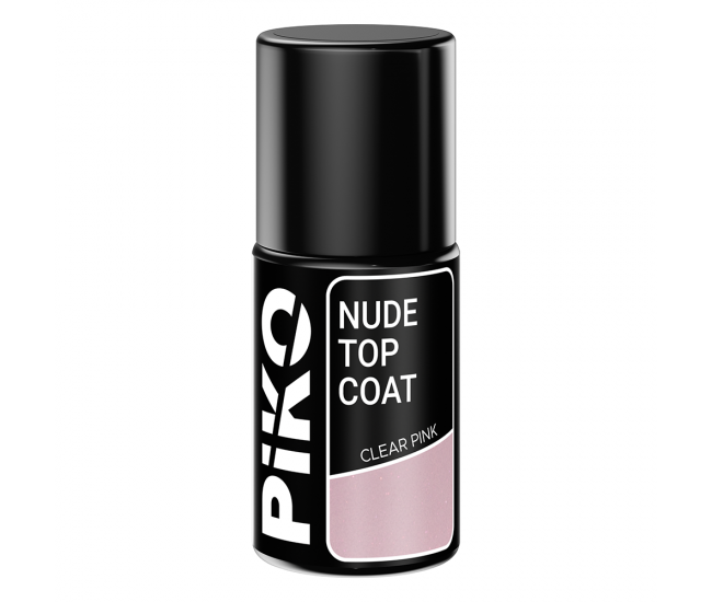 Top coat Piko, Nude Top, 7 ml, Clear Pink