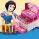 Trusa beauty Hi Lila Rossa girls, makeup copii si unghii, solubile in apa, machiaj printesa, copii de peste 5 ani