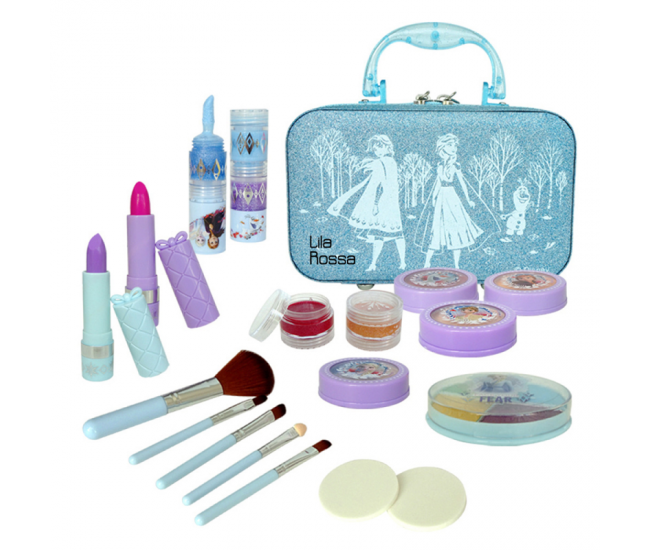 Trusa beauty Hi Lila Rossa girls, makeup copii, solubil in apa, Regina Ghetii, copii de peste 5 ani