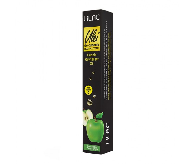 Ulei cuticule tip stilou, Lilac, aroma Apple Green, 3 ml