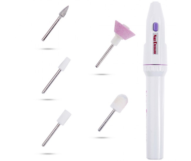Set uscator lac de unghii si pila electrica, Lila Rossa Set uscator lac de unghii si pila electrica, Lila Rossa