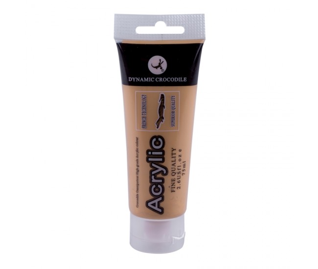 Vopsea acrilica Dynamic Crocodile, 75 ml, aurie