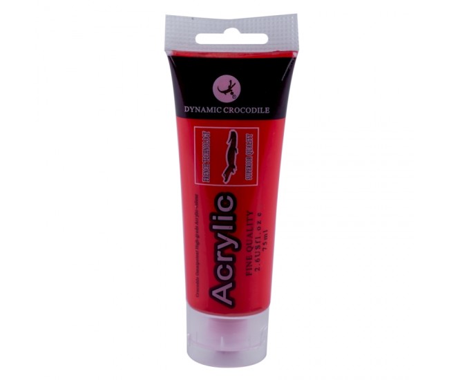 Vopsea acrilica Dynamic Crocodile, 75 ml, rosu