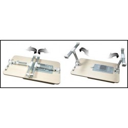 Masa laptop din lemn cu ventilator si picioare din aluminiu ELD1