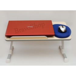 Masa laptop din lemn cu ventilator si picioare din aluminiu ELD1