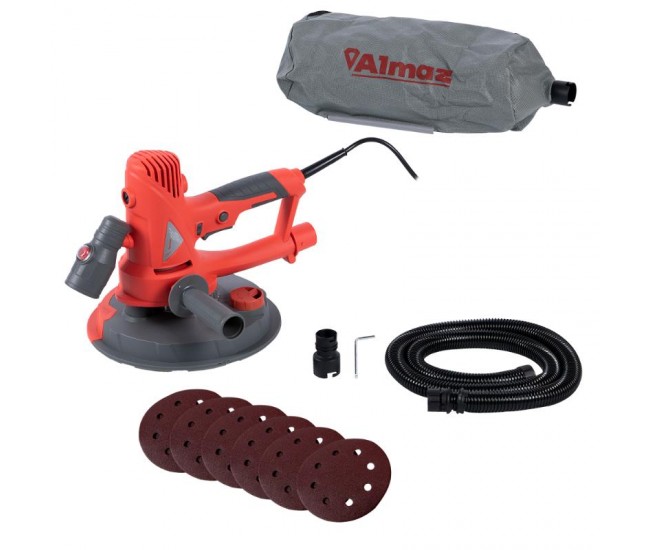Slefuitor de pereti almaz 750w, Ø180mm, cu variator de turatii si banda led