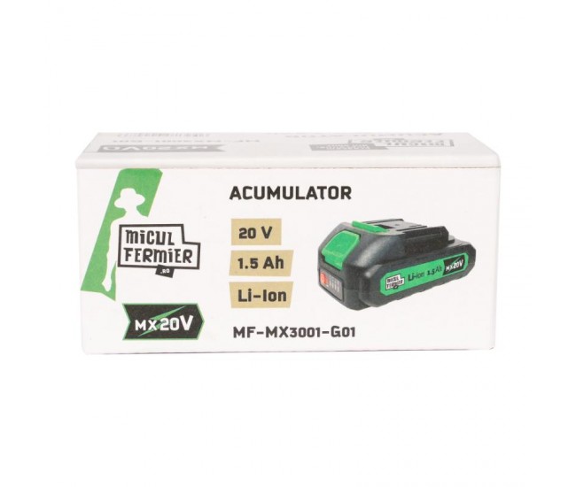 Acumulator micul fermier 20v 1.5ah