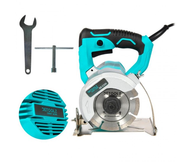 Masina pentru debitat placi ceramice detoolz, putere 1300w, diametru disc 110mm