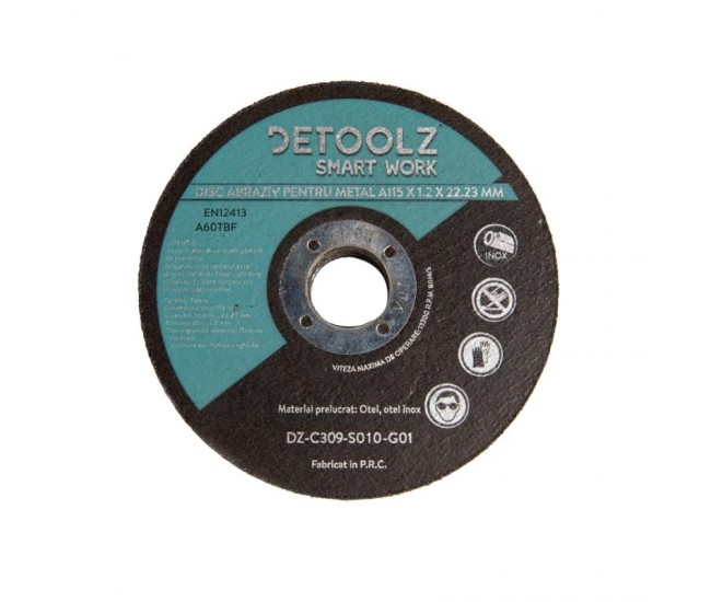 Set disc abraziv pentru metal 115 mm (10/set)