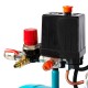 Compresor detoolz 50l cu ulei, 1680 w, debit 206l/min, 8 bar, 2 prize de aer