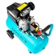Compresor detoolz 50l cu ulei, 1680 w, debit 206l/min, 8 bar, 2 prize de aer