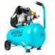 Compresor detoolz 50l cu ulei, 1680 w, debit 206l/min, 8 bar, 2 prize de aer