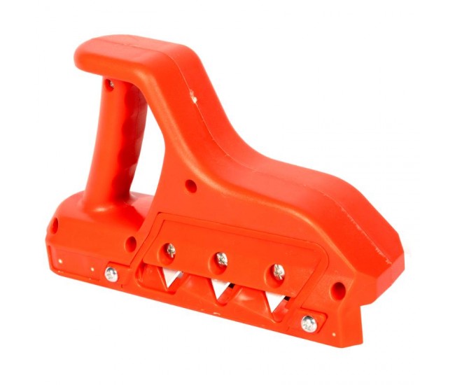 Dispozitiv detoolz pentru sanfrenare gips-carton, aschiere unghi 45°60°, cu 10 lame