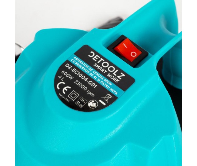 Aspirator de cenusa 600w, cu rezervor de 4l si filtru hepa