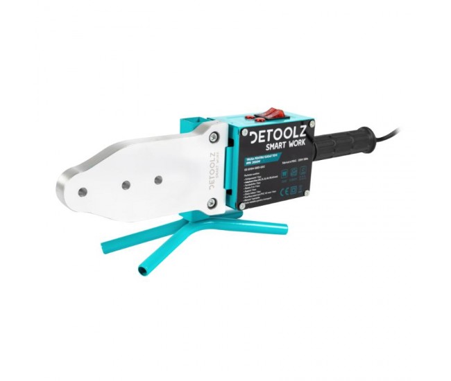 Trusa pentru sudat tevi din ppr detoolz putere 2000w, diametru sudare 20-63mm