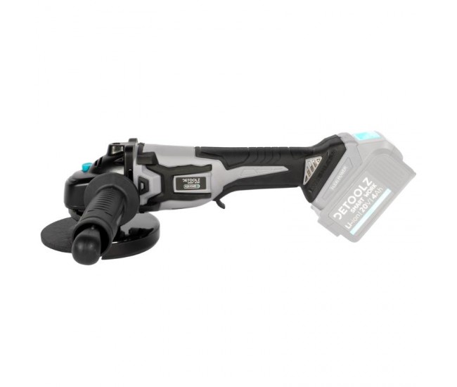 Polizor unghiular detoolz 20v, diametru disc Ø125, motor fara perii