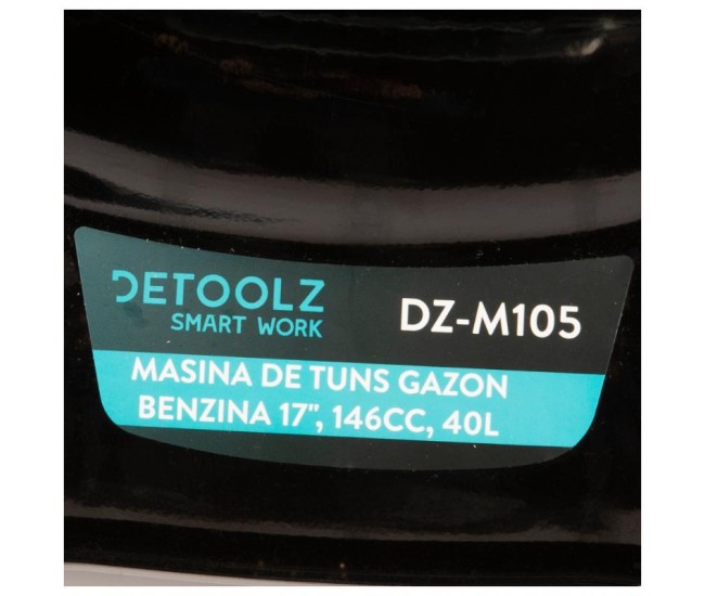 Masina de tuns gazon detoolz, 3.5cp, 146cc, latime de taiere 43cm, colector 40l