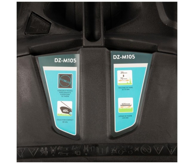 Masina de tuns gazon detoolz, 3.5cp, 146cc, latime de taiere 43cm, colector 40l