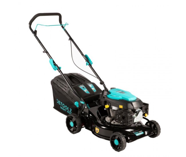 Masina de tuns gazon detoolz, 3.5cp, 146cc, latime de taiere 43cm, colector 40l