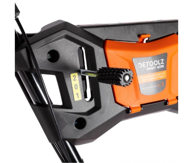 Motocultor detoolz 8.5cp 212cc, benzina 4t, 3 viteze, pornire manuala, cu roti
