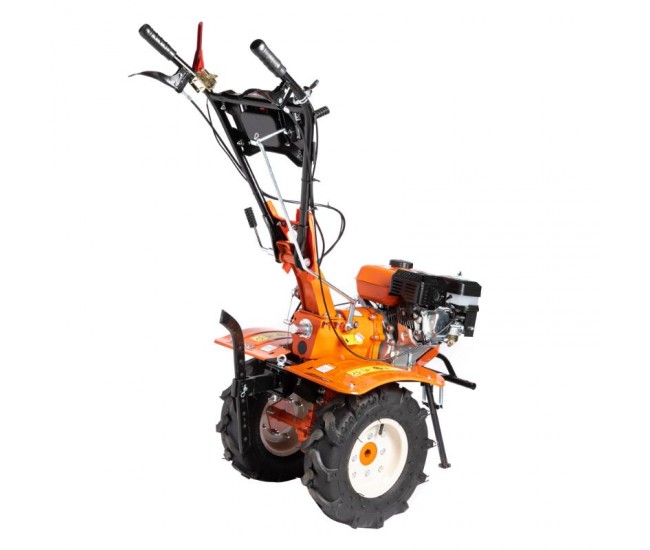 Motocultor detoolz 8.5cp 212cc, benzina 4t, 3 viteze, pornire manuala, cu roti