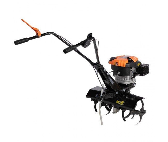 Motocultor detoolz 6cp 173cc, benzina 4t, 1 viteza, pornire manuala, cu roti