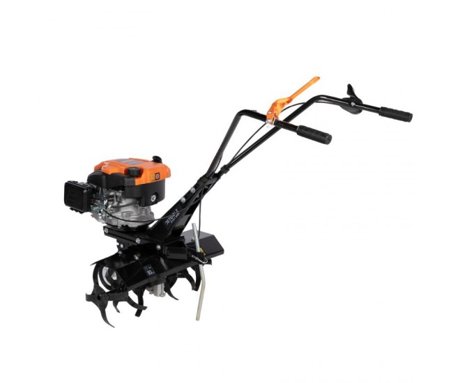 Motocultor detoolz 6cp 173cc, benzina 4t, 1 viteza, pornire manuala, cu roti