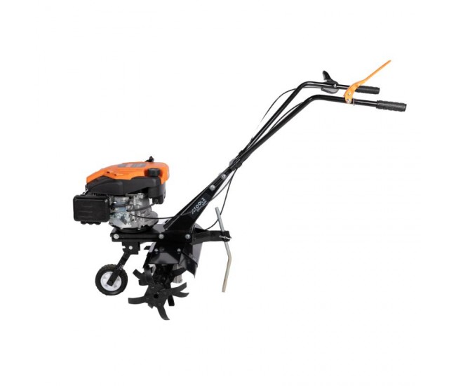 Motocultor detoolz 6cp 173cc, benzina 4t, 1 viteza, pornire manuala, cu roti