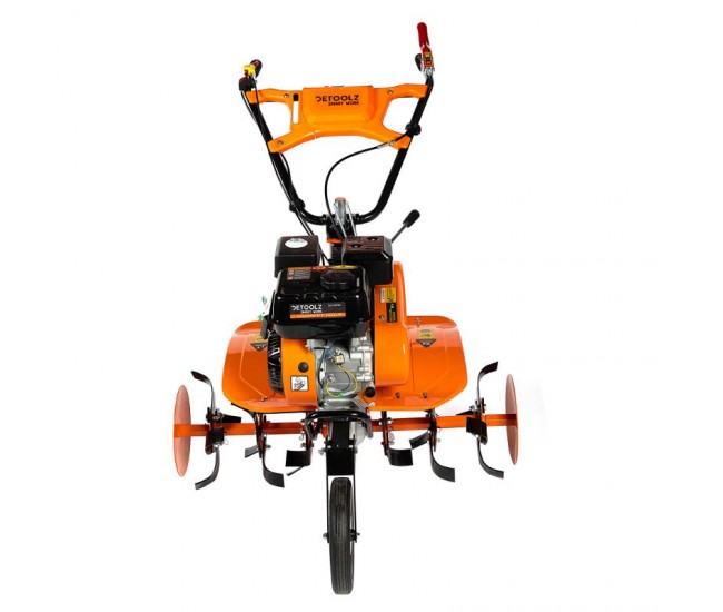Motocultor detoolz 8cp 212cc, benzina 4t, 3 viteze, pornire manuala, fara roti
