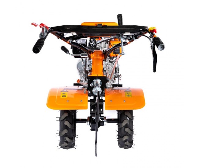 Motocultor detoolz 7cp 280cc, motorina, 4t, 3 viteze, pornire manuala, cu roti