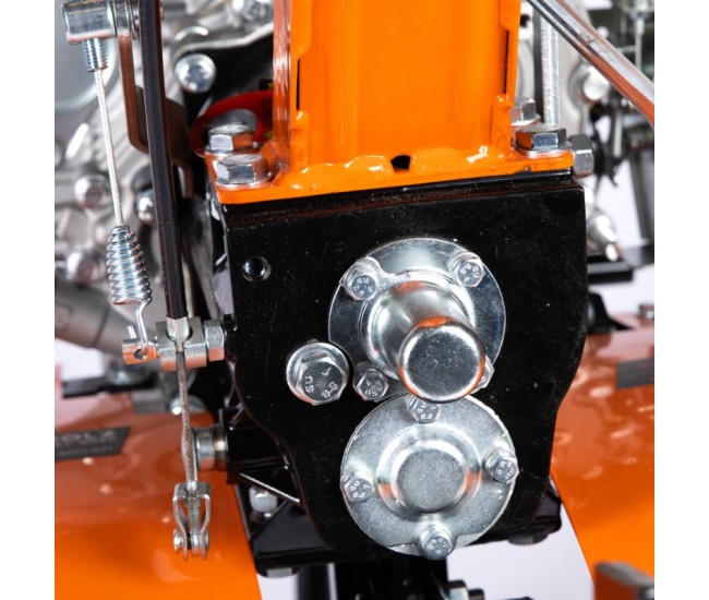 Motocultor detoolz 7cp 280cc, motorina, 4t, 3 viteze, pornire manuala, cu roti