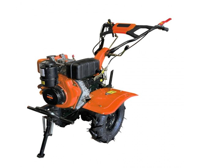 Motocultor detoolz 7cp 280cc, motorina, 4t, 3 viteze, pornire manuala, cu roti