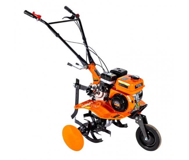 Motocultor detoolz 8cp 212cc, benzina, 4t, 3 viteze, pornire manuala, fara roti