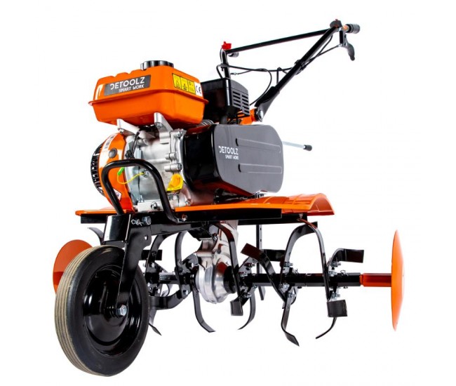 Motocultor detoolz 8cp 212cc, benzina, 4t, 3 viteze, pornire manuala, fara roti
